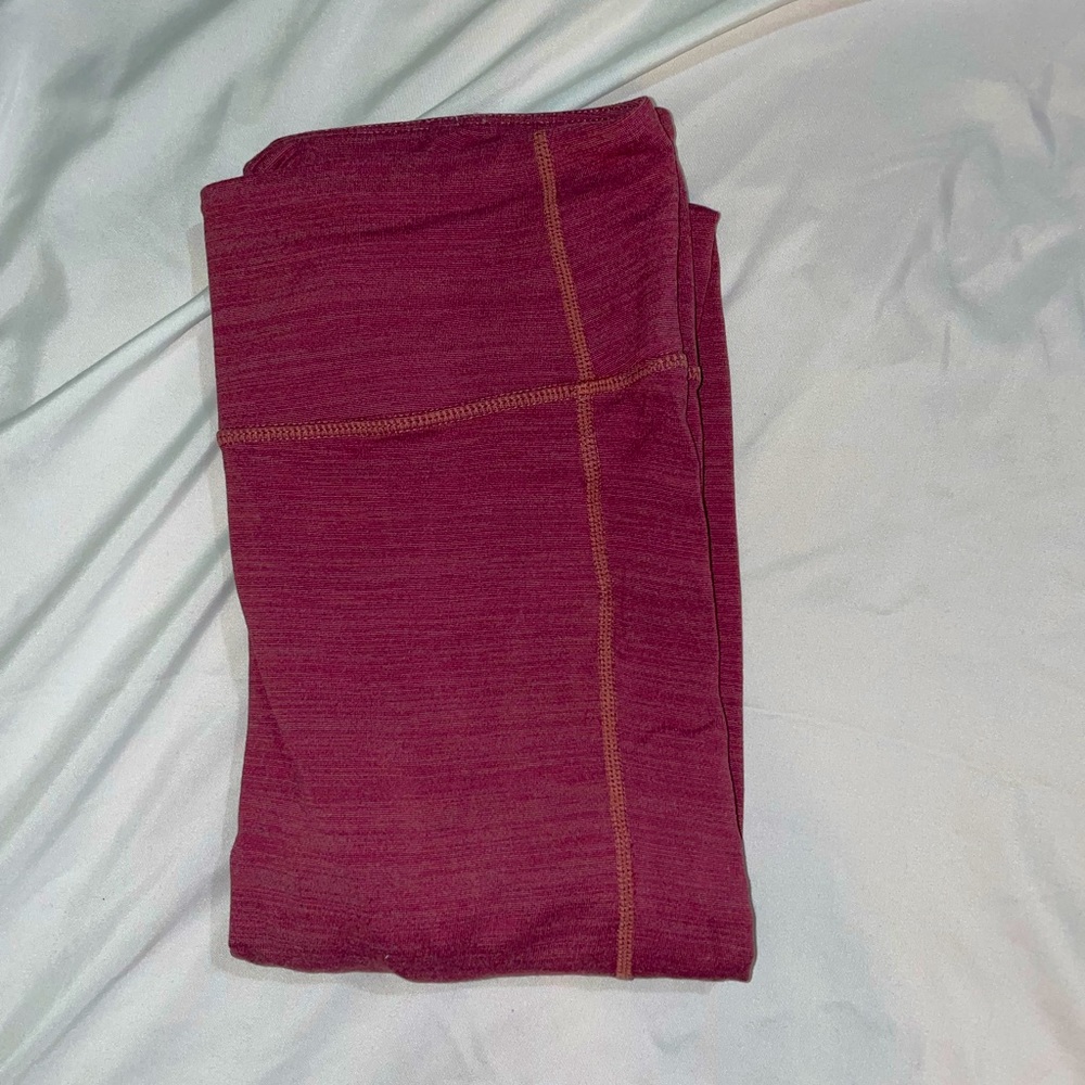 Maroon athleta leggings